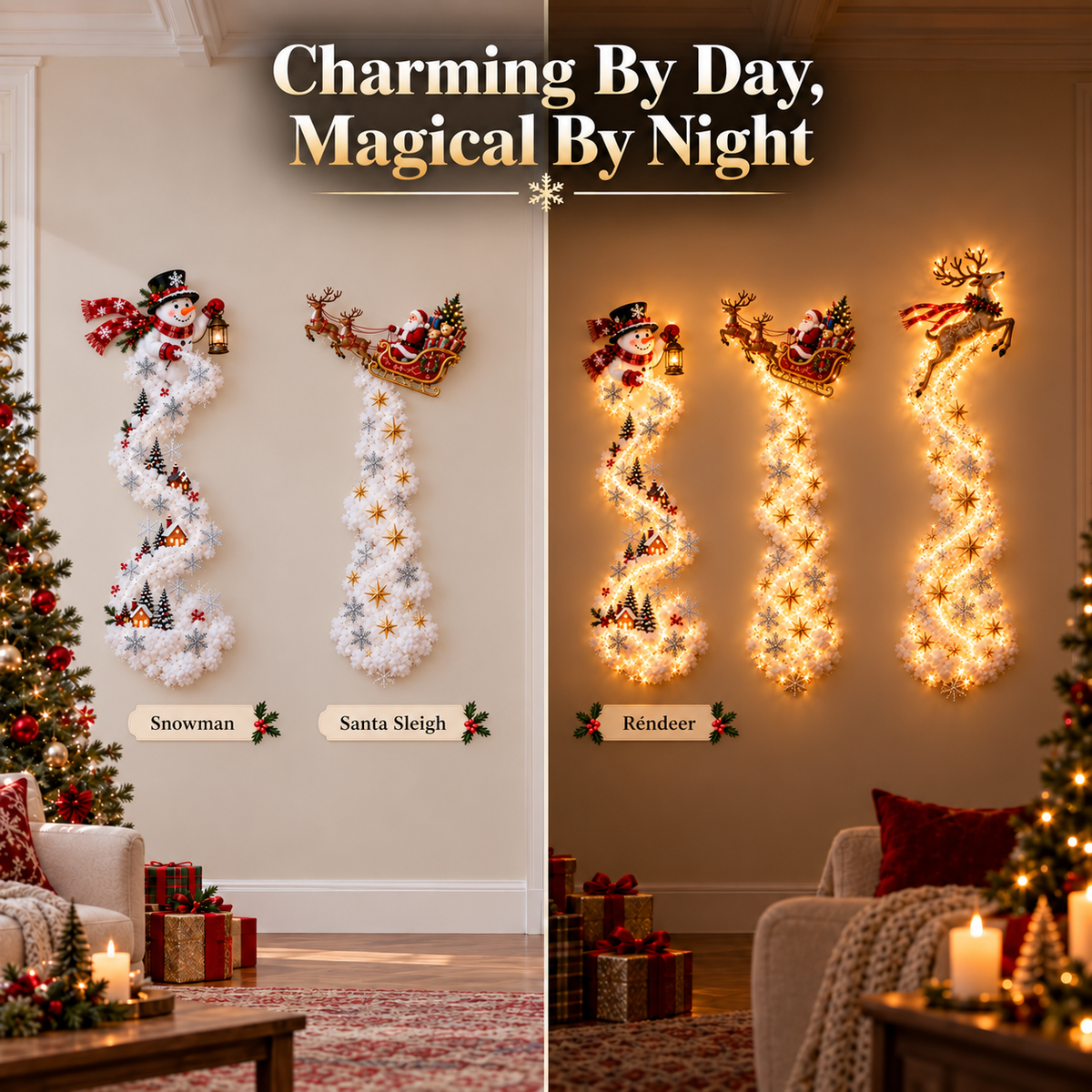 ✨Christmas Magic Trail Wall Light - A Little Christmas Magic, Right on Your Wall✨