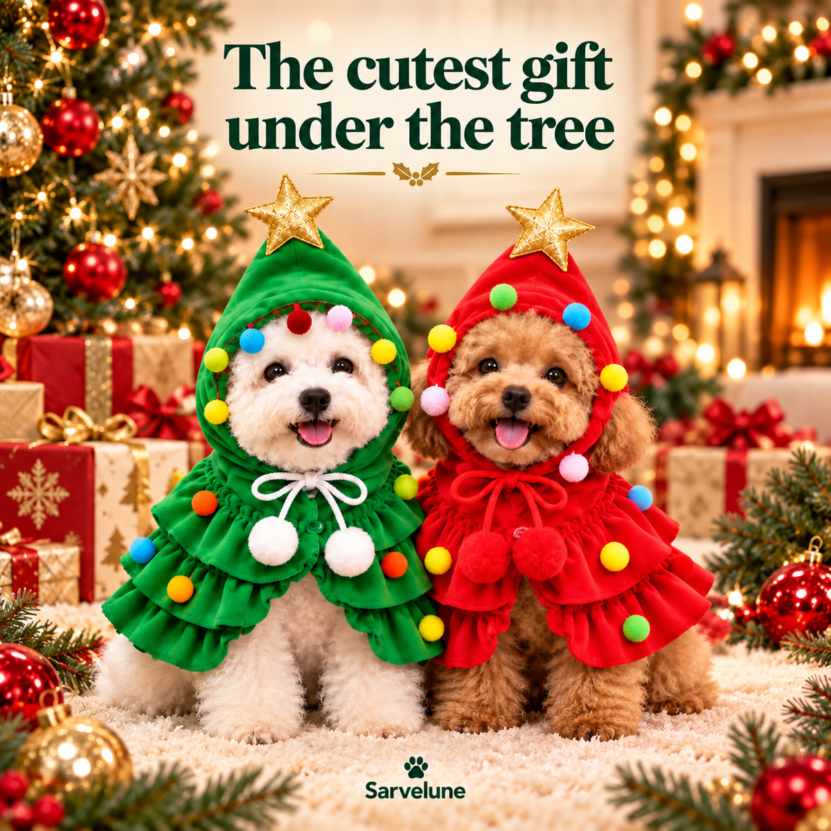 🎁 LIMITED-TIME CHRISTMAS SALE 50% OFF!— Christmas Tree Pet Costumeshu|Christmas Is for Pets Too! 🐾
