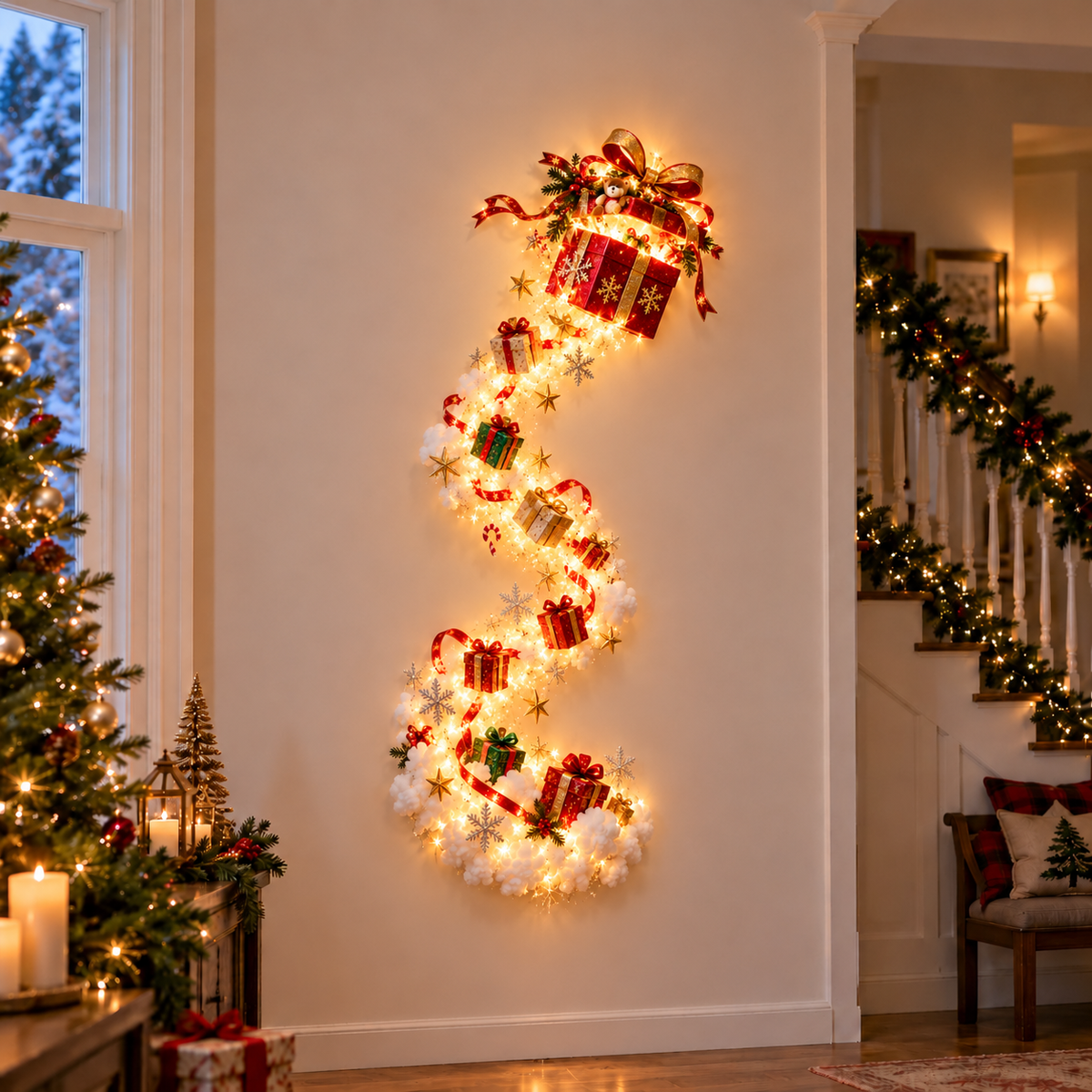 ✨Christmas Magic Trail Wall Light - A Little Christmas Magic, Right on Your Wall✨
