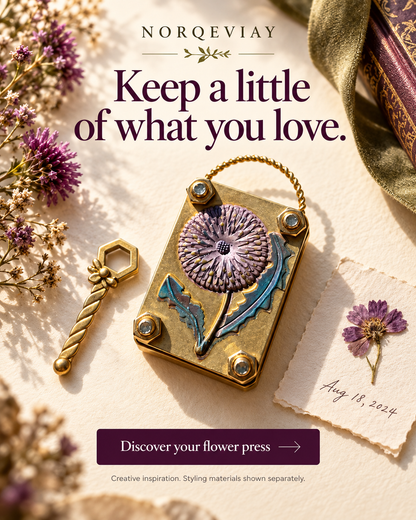 🔥  50% OFF –✨Mini Flower Press | Small Portable Pocket Press